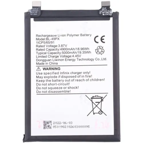 Replacement for INFINIX NOTE 30PRO BL-49PX SCS BATTERY - Quality Phone Parts in Sri Lanka